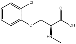 O-(2-chlorophenyl)-N-methyl-L-serine,2255323-92-1,结构式