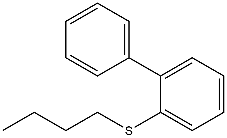 1,1'-biphenyl]-2-yl(butyl)sulfane Structure