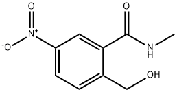 2-(羟甲基)-N-甲基-5-硝基苯甲酰胺 结构式