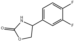 4-(3,4-二氟苯基)噁唑烷-2-酮, 225641-91-8, 结构式