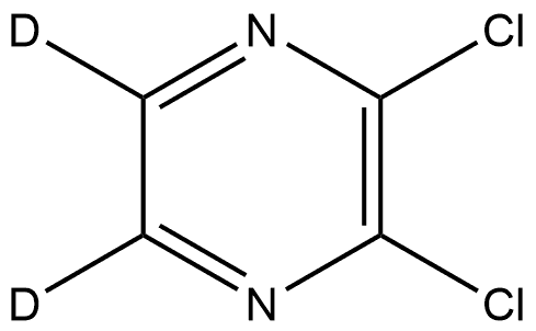 5,6-Dichloropyrazine-2,3-d2 Struktur