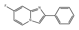 Imidazo[1,2-a]pyridine, 7-fluoro-2-phenyl- Structure