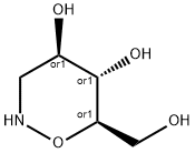 2H-1,2-Oxazine-4,5-diol, tetrahydro-6-(hydroxymethyl)-, (4R,5S,6R)-rel- (9CI) Structure