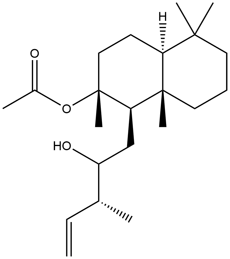 1-Naphthalenepropanol, 2-(acetyloxy)-α-ethenyldecahydro-α,2,5,5,8a-pentamethyl-, (αR,1R,2R,4aS,8aS)-