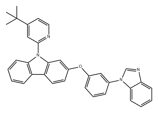 9H-Carbazole, 2-[3-(1H-benzimidazol-1-yl)phenoxy]-9-[4-(1,1-dimethylethyl)-2-pyridinyl]-