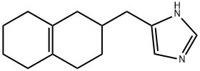 1H-Imidazole, 5-[(1,2,3,4,5,6,7,8-octahydro-2-naphthalenyl)methyl]- Structure