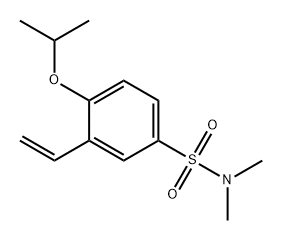 Benzenesulfonamide, 3-ethenyl-N,N-dimethyl-4-(1-methylethoxy)- Struktur