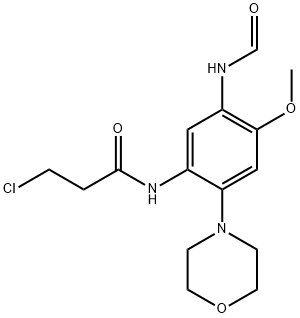 Propanamide, 3-chloro-N-[5-(formylamino)-4-methoxy-2-(4-morpholinyl)phenyl]-|