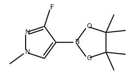 2271472-69-4 3-氟-1-甲基-4-(4,4,5,5-四甲基-1,3,2-二氧苯并呋喃-2-基)-1H-吡唑