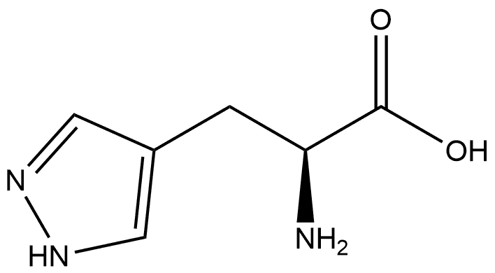 1H-Pyrazole-4-propanoic acid, α-amino-, (αS)- Structure