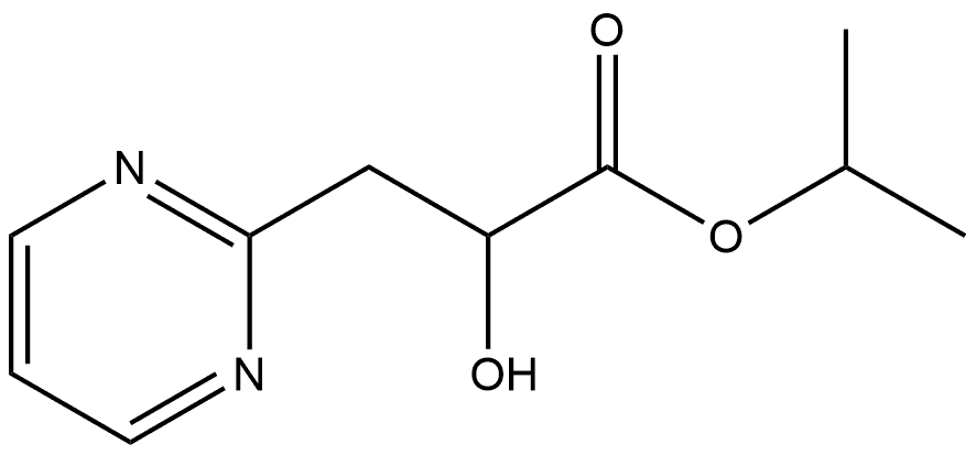 2-羟基-3-(嘧啶-2-基)丙酸异丙酯, 2272917-95-8, 结构式