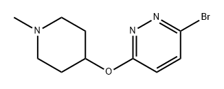3-溴-6-[(1-甲基-4-哌啶基)氧基]哒嗪, 2275580-94-2, 结构式