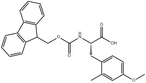 L-Tyrosine, N-[(9H-fluoren-9-ylmethoxy)carbonyl]-O,2-dimethyl-|(S)-2-((((9H-芴-9-基)甲氧基)羰基)氨基)-3-(4-甲氧基-2-甲基苯基)丙酸