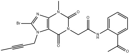 Linagliptin impurity KH-2 Struktur