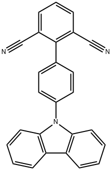 4'-(9H-咔唑-9-基)-[1,1'-联苯]-2,6-二腈 结构式