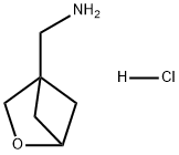 2-Oxabicyclo[2.1.1]hexane-4-methanamine, hydrochloride (1:1) Structure