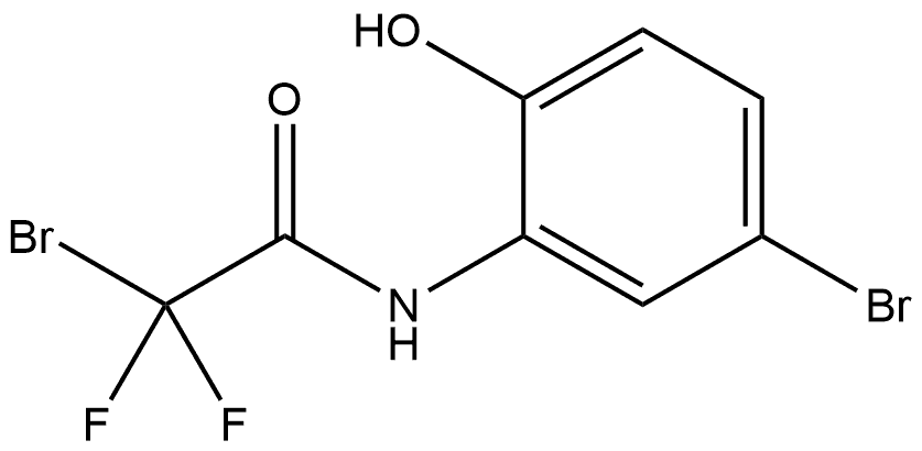 2-bromo-N-(5-bromo-2-hydroxyphenyl)-2,2-difluoroacetamide Structure