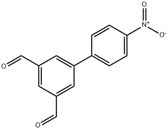 4'-nitro-[1,1'-biphenyl]-3,5-dicarbaldehyde 结构式