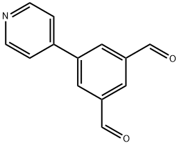 5-(吡啶-4-基)间苯二甲醛 结构式