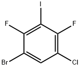 1-Bromo-5-chloro-2,4-difluoro-3-iodobenzene 结构式