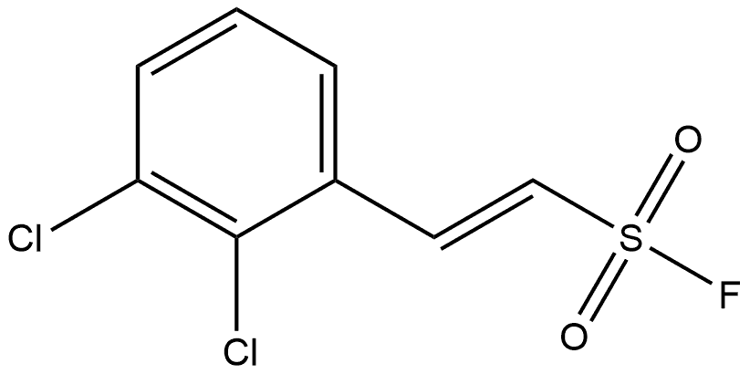 (1E)-2-(2,3-Dichlorophenyl)ethenesulfonyl fluoride Structure