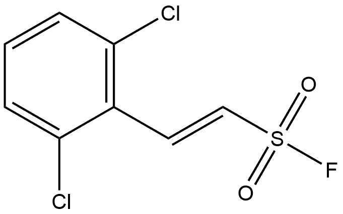 (1E)-2-(2,6-Dichlorophenyl)ethenesulfonyl fluoride Structure