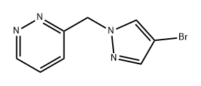 3-[(4-溴-1H-吡唑-1-基)甲基]-哒嗪,2295286-31-4,结构式