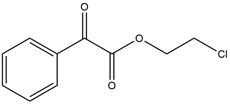 Benzeneacetic acid, α-oxo-, 2-chloroethyl ester Struktur