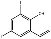 Phenol, 2-ethenyl-4,6-diiodo- Structure