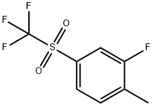 2-氟-1-甲基-4-((三氟甲基)磺酰基)苯,2301856-11-9,结构式