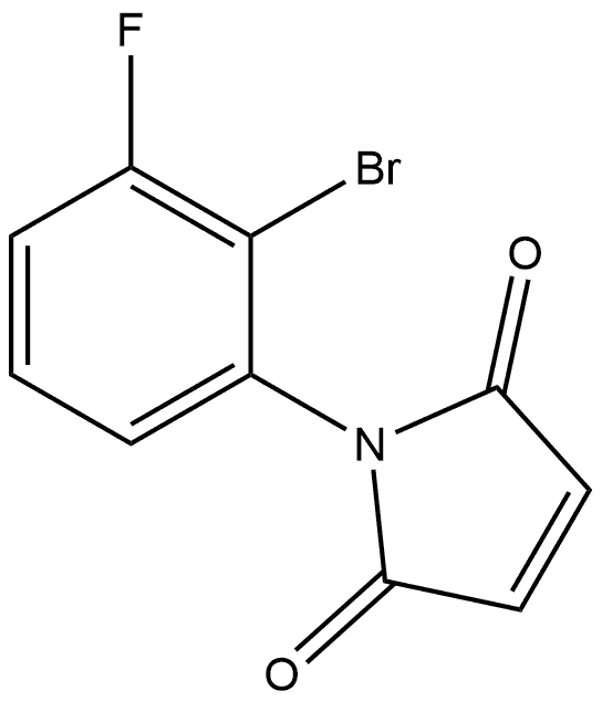1-(2-Bromo-3-fluorophenyl)-1H-pyrrole-2,5-dione Structure