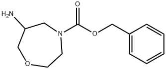 benzyl 6-amino-1,4-oxazepane-4-carboxylate,2303510-74-7,结构式