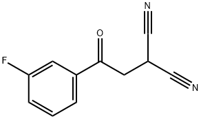Propanedinitrile, 2-[2-(3-fluorophenyl)-2-oxoethyl]- Structure