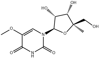 4'-C-Methyl-5-methoxyuridine Struktur