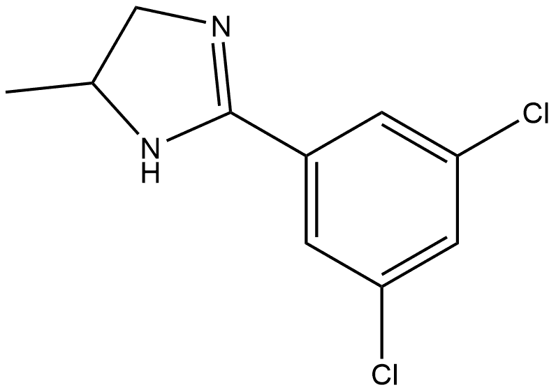 2-(3,5-二氯苯基)-5-甲基-4,5-二氢-1H-咪唑, 2305614-36-0, 结构式