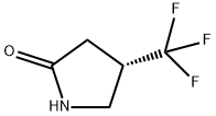 (4S)-4-(trifluoromethyl)pyrrolidin-2-one 结构式