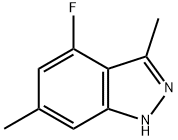 4-氟-3,6-二甲基-1H-吲唑, 2306265-60-9, 结构式