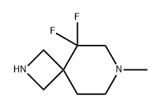 2,7-Diazaspiro[3.5]nonane, 5,5-difluoro-7-methyl-,2306272-46-6,结构式