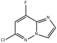 Imidazo[1,2-b]pyridazine, 6-chloro-8-fluoro- Struktur