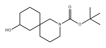 2-Azaspiro[5.5]undecane-2-carboxylic acid, 8-hydroxy-, 1,1-dimethylethyl ester 结构式
