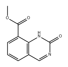 8-Quinazolinecarboxylic acid, 1,2-dihydro-2-oxo-, methyl ester 结构式