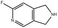 1H-Pyrrolo[3,4-c]pyridine, 6-fluoro-2,3-dihydro- Structure
