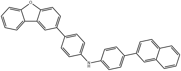 4-(二苯并[B,D]呋喃-2-基)-N-(4-(萘-2-基)苯基)苯胺,2306441-79-0,结构式