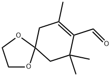 1,4-Dioxaspiro[4.5]dec-7-ene-8-carboxaldehyde, 7,9,9-trimethyl-