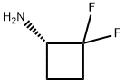 (S)-2,2-二氟环丁烷-1-胺, 2307162-02-1, 结构式
