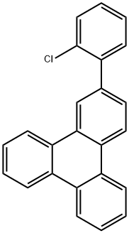 Triphenylene, 2-(2-chlorophenyl)- Structure