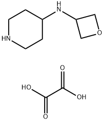 4-Piperidinamine, N-3-oxetanyl-, ethanedioate (1:1) Struktur
