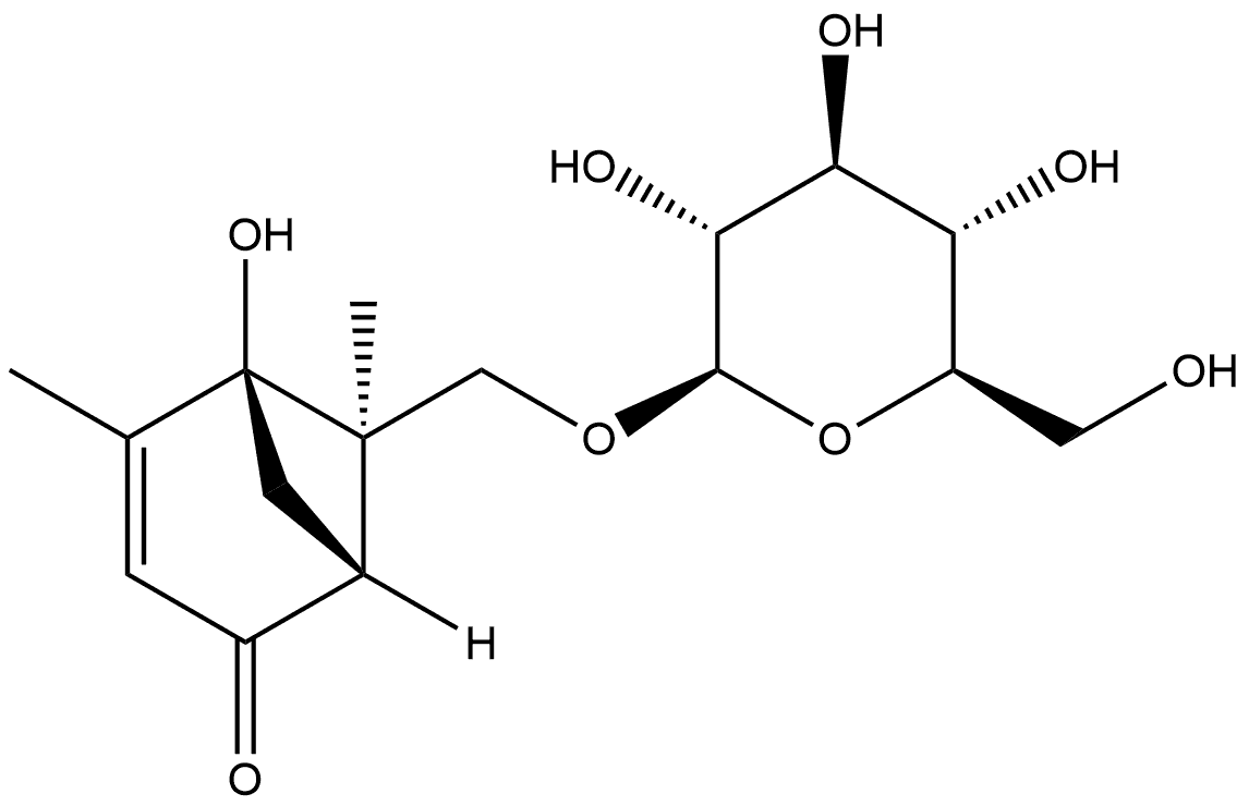 牡丹皮苷 G 结构式