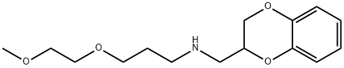 1,4-Benzodioxin-2-methanamine, 2,3-dihydro-N-[3-(2-methoxyethoxy)propyl]- Structure