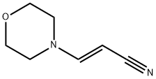 (E)-β-Morpholino acrylonitrile Structure